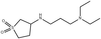 N'-(1,1-DIOXO-TETRAHYDRO-1LAMBDA6-THIOPHEN-3-YL)-N,N-DIETHYL-PROPANE-1,3-DIAMINE Struktur