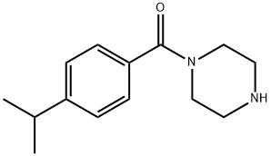 1-(4-ISOPROPYL-BENZOYL)-PIPERAZINE Struktur