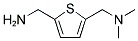 N-([5-(AMINOMETHYL)-2-THIENYL]METHYL)-N,N-DIMETHYLAMINE Struktur