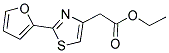 (2-FURAN-2-YL-THIAZOL-4-YL)-ACETIC ACID ETHYL ESTER Struktur