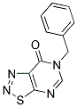 6-BENZYL[1,2,3]THIADIAZOLO[5,4-D]PYRIMIDIN-7(6H)-ONE Struktur