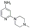 2-(4-METHYL-1-PIPERAZINYL)-4-PYRIDINAMINE Struktur