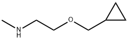 2-(CYCLOPROPYLMETHOXY)-N-METHYL-1-ETHANAMINE Struktur