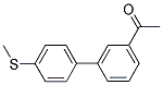 1-[4'-(METHYLSULFANYL)[1,1'-BIPHENYL]-3-YL]ETHANONE Struktur