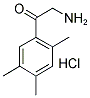 2-AMINO-1-(2,4,5-TRIMETHYL-PHENYL)-ETHANONE HYDROCHLORIDE Struktur