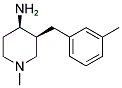 CIS-1-METHYL-3-(3-METHYLBENZYL)PIPERIDIN-4-AMINE Struktur