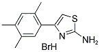 4-(2,4,5-TRIMETHYLPHENYL)-1,3-THIAZOL-2-YLAMINE HYDROBROMIDE Struktur