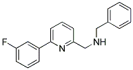 N-BENZYL(6-(3-FLUOROPHENYL)PYRIDIN-2-YL)METHANAMINE Struktur