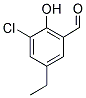 3-CHLORO-5-ETHYL-2-HYDROXY-BENZALDEHYDE Struktur