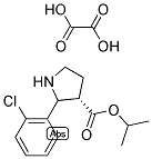 ISOPROPYL (3S)-2-(2-CHLOROPHENYL)-3-PYRROLIDINECARBOXYLATE OXALATE Struktur