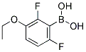 2,6-DIFLUORO-3-ETHOXYPHENYLBORONIC ACID Struktur