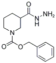 3-HYDRAZINOCARBONYL-PIPERIDINE-1-CARBOXYLIC ACID BENZYL ESTER Struktur