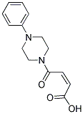 (2Z)-4-OXO-4-(4-PHENYLPIPERAZIN-1-YL)BUT-2-ENOIC ACID Struktur