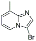 3-BROMO-8-METHYLIMIDAZO[1,2-A]PYRIDINE Struktur