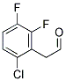 2,3-DIFLUORO-6-CHLORO-PHENYLACETALDEHYDE Struktur