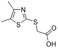 (4,5-DIMETHYL-THIAZOL-2-YLSULFANYL)-ACETIC ACID Struktur