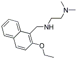 N'-[(2-ETHOXY-1-NAPHTHYL)METHYL]-N,N-DIMETHYLETHANE-1,2-DIAMINE Struktur