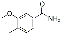 3-METHOXY-4-METHYLBENZAMIDE Struktur