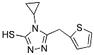 4-CYCLOPROPYL-5-(THIEN-2-YLMETHYL)-4H-1,2,4-TRIAZOLE-3-THIOL Struktur