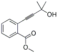 METHYL 2-(3-HYDROXY-3-METHYL-1-BUTYNYL)BENZOATE Struktur