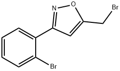 5-BROMOMETHYL-3-(2-BROMO-PHENYL)-ISOXAZOLE Struktur