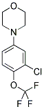 4-[3-CHLORO-4-(TRIFLUOROMETHOXY)PHENYL]MORPHOLINE Struktur