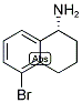 (R)-5-BROMO-1,2,3,4-TETRAHYDRO-NAPHTHALEN-1-YLAMINE Struktur