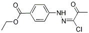 ETHYL 4-[(2E)-2-(1-CHLORO-2-OXOPROPYLIDENE)HYDRAZINO]BENZOATE Struktur