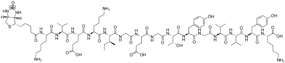 BIOTIN-KVEKIGEGTYGVVYK Struktur