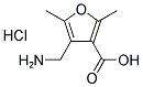 4-AMINOMETHYL-2,5-DIMETHYL-FURAN-3-CARBOXYLIC ACIDHYDROCHLORIDE Struktur