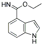 1H-INDOLE-4-CARBOXIMIDIC ACID ETHYL ESTER Struktur