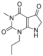 3-METHYL-1-PROPYL-6,7-DIHYDRO-1H-PYRROLO[2,3-D]PYRIMIDINE-2,4,5(3H)-TRIONE Struktur