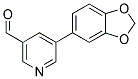 5-(1,3-BENZODIOXOL-5-YL)NICOTINALDEHYDE Struktur