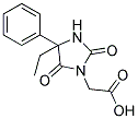 (4-ETHYL-2,5-DIOXO-4-PHENYLIMIDAZOLIDIN-1-YL)ACETIC ACID Struktur