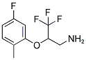 3,3,3-TRIFLUORO-2-(5-FLUORO-2-METHYL-PHENOXY)-PROPYLAMINE Struktur