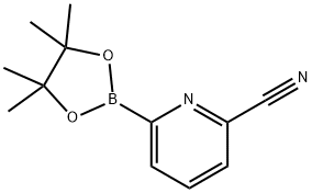 6-CYANOPYRIDINE-2-BORONIC ACID PINACOL ESTER Struktur