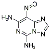 8-NITROSO[1,2,4]TRIAZOLO[1,5-C]PYRIMIDINE-5,7-DIAMINE Struktur