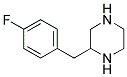 2-(4-FLUORO-BENZYL)-PIPERAZINE Struktur