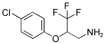 2-(4-CHLORO-PHENOXY)-3,3,3-TRIFLUORO-PROPYLAMINE Struktur