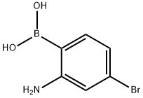 4-BROMO-2-AMINO-PHENYLBORONIC ACID Struktur