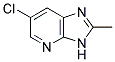 6-CHLORO-2-METHYL-3H-IMIDAZO[4,5-B]PYRIDINE Struktur