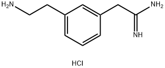 2-[3-(2-AMINO-ETHYL)-PHENYL]-ACETAMIDINE DIHYDROCHLORIDE Struktur