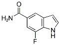 7-FLUORO-1H-INDOLE-5-CARBOXYLIC ACID AMIDE Struktur