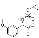 (S)-TERT-BUTOXYCARBONYLAMINO-(3-METHOXY-PHENYL)-ACETIC ACID Struktur