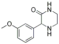 3-(3-METHOXY-PHENYL)-PIPERAZIN-2-ONE Struktur