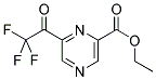 6-(2,2,2-TRIFLUORO-ACETYL)-PYRAZINE-2-CARBOXYLIC ACID ETHYL ESTER Struktur