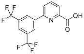 6-(3,5-BIS(TRIFLUOROMETHYL)PHENYL)PYRIDINE-2-CARBOXYLIC ACID Struktur