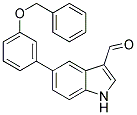 5-[3-(BENZYLOXY)PHENYL]-1H-INDOLE-3-CARBALDEHYDE Struktur