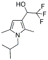 2,2,2-TRIFLUORO-1-(1-ISOBUTYL-2,5-DIMETHYL-1H-PYRROL-3-YL)ETHANOL Struktur