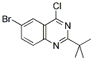 6-BROMO-4-CHLORO-2-TERT-BUTYL-QUINAZOLINE Struktur